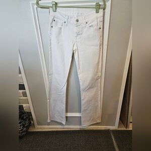 7 For All Mankind white jeans size 26. Great Condition